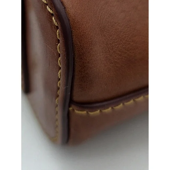 Dooney & Bourke Florentine Allison Crossbody Bag In Tan Leather #0299 - Picture 4 of 9